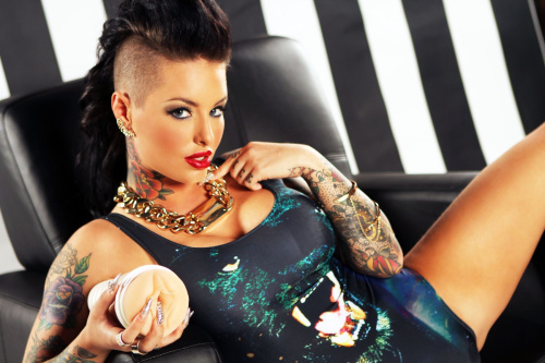 Fleshlight Christy Mack Attack Flesh - Мастурбатор-Вагіна, 25х8 см (тілесний) - купити в Києві, Україні