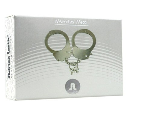 Adrien Lastic Handcuffs Metallic - наручники металеві поліцейські - купити в Києві, Україні