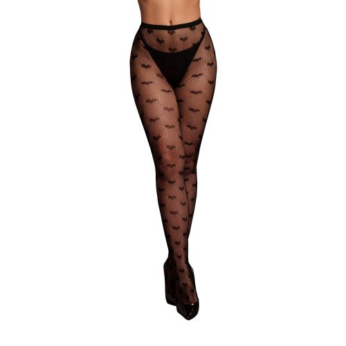 Колготки Le Desir Heart Patterned Tights Black XS/XL