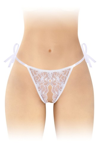 Fashion Secret Stella White - трусики с доступом, S-L (белые)