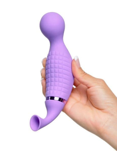 Pipedream Ultimate Climax-Her - Вибратор с вакумной стимуляцией клитора, 14х3.5 см
