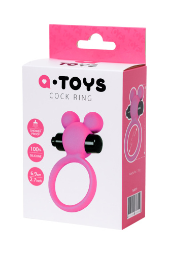 A-Toys By Toyfa - виброкольцо, 5х3 см (розовый)