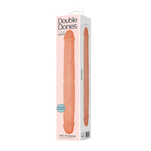Двосторонній фалоімітатор Double Donges Flesh, 36 см - купити в Києві, Україні