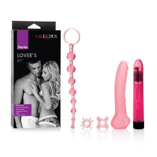 California Exotic Novelties Starter Lover's Kit - Набір стимуляторів з вібрацією (рожевий) - купити в Києві, Україні