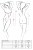 Passion Wilma Chemise - Сорочка приталенная с чашечками, L/XL Passion Wilma Chemise - Сорочка приталенная с чашечками, L/XL