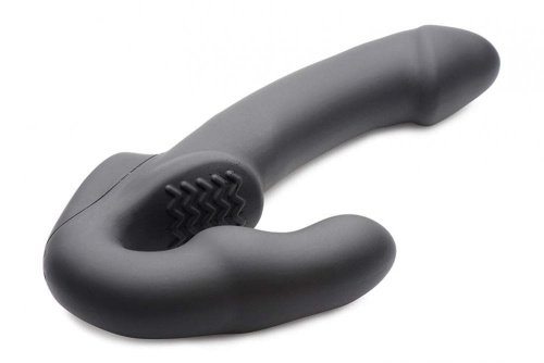 Безремневой страпон Evoke Rechargeable Vibrating Strapless Strap On, 24.7 см