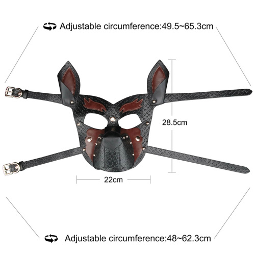 БДСМ маска щенка LoveToy Rebellion Reign Howl Pup Mask