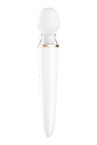 Вибромассажер Satisfyer Double Wand-er, 27х5.5 см. (белый)