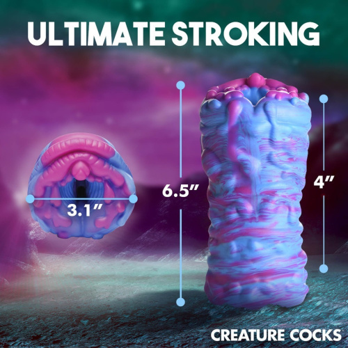 CC Cyclone Squishy Alien Vagina Stroker - Мастурбатор, 16,5 см (радужный)