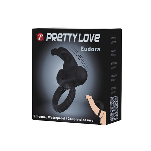 Ерекційне кільце з вібрацією Pretty Love Eudora Penis Ring - купити в Києві, Україні