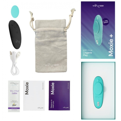 Вибратор в трусики We-Vibe Moxie+  + Лубрикант 50 мл