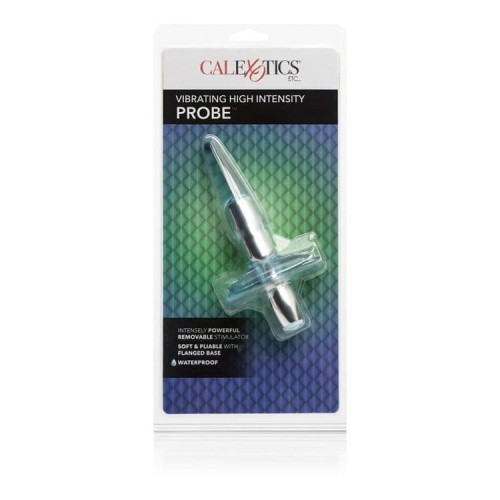 CalExotic High Intensity Probe - Анальная пробка с вибрацией, 9,5х2,5 см (голубой)