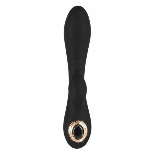 Cleapatra Rabbit Vibrator - Изысканный вибратор, 19.7х3.7 см (чёрный)