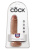 Pipedream King Cock 7 - Фаллоимитатор на присоске, 14х4.5 см (карамель)