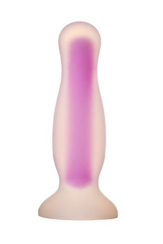 Dream Toys Radiant Glow In The Dark Soft - Анальная пробка, 12,5 см (фиолетовый)