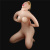 LoveToy Cowgirl Style Love Doll - надувная секс кукла с 3 отверстиями в позе наездницы, 89 см (телесный)