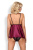 Obsessive 845-BAB-5 babydoll - сексуальный бэби долл с кружевными трусиками, S/M (фиолетовый)