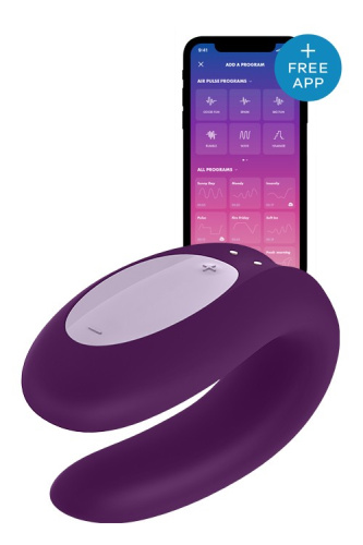 Вибратор для пар со смарт управлением Satisfyer Double Joy