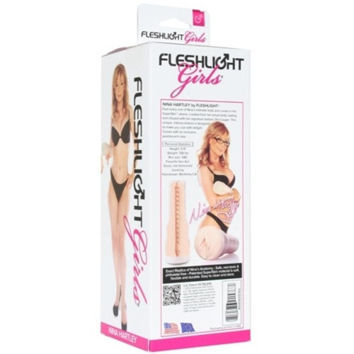 Fleshlight Nina Hartley Cougar - Мастурбатор-вагина, 25х7.6 см (телесный)