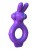 Pipedream Ultimate Rabbit Ring - виброкольцо, 9х2.5 см (фиолетовый)