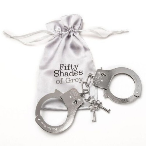 Fifty Shades of Grey You. Are. Mine. - металлические наручники для страстного секса, 26.7см