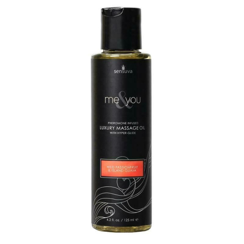 Sensuva - Me&You Wild Passion Fruit & Island Guava - Массажное масло с феромонами,125 мл