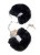 Fetish Boss Series Furry Cuffs - Наручники (чёрные)