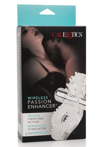 CalExotics Wireless Passion Enhancer - віброкільце, 5х2 см (прозорий) - купити в Києві, Україні