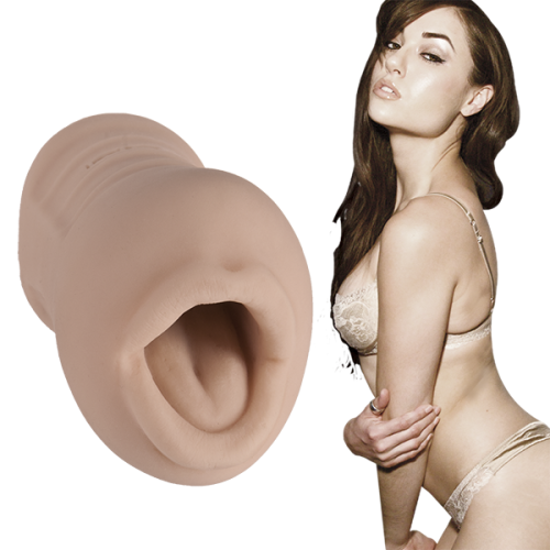 Doc Johnson Sasha Grey Ultraskyn Deep Throat Pocket Pal - мастурбатор ротик, 12 см - купити в Києві, Україні