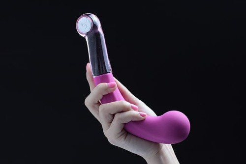 Стимулятор точки G KEY Comet Wand, 12,75х3,75 см (голубой)