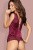Obsessive Miamor corset UA79160 - Комплект, S/M, (бордовый) Obsessive Miamor corset UA79160 - Комплект, S/M, (бордовый)