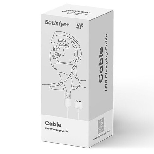 Satisfyer USB charging cable - Запасний кабель для заряджання іграшок - купити в Києві, Україні