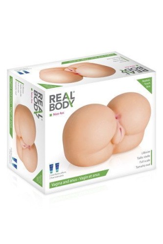 Real Body Nice Ass - мастурбатор вагина и попка, 18х34 см