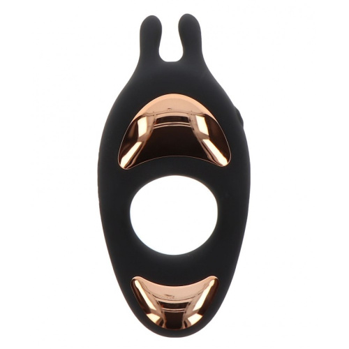 Toy Joy Lotus C-Ring - виброкольцо перезаряжаемое, 10х3 см (черный)