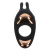Toy Joy Lotus C-Ring - виброкольцо перезаряжаемое, 10х3 см (черный)