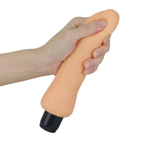 Real Feel Cyberskin Vibrator 2 Flesh 8 - Вибратор, 20 см (телесный)