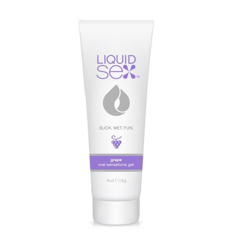 Оральный лубрикант со вкусом винограда Liquid Sex Oral Sex Gel, 113 мл