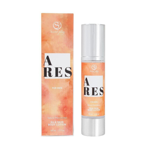Мужской лосьон для тела с феромонами Secret Play Ares Silk Skin Body Lotion, 50 мл