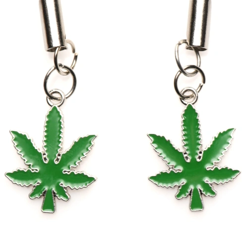 Charmed Mary Jane Nipple Clamps - Затискачі для сосків, 8,8 см (зелений) - купити в Києві, Україні