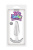 Ns Novelties Jelly Rancher T-Plug Smooth - Анальный стимулятор, 8х3 см (прозрачный)