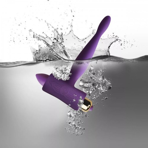 Rocks Off Petite Sensations Teazer Purple - анальный вибратор, 9.5 см (фиолетовый)