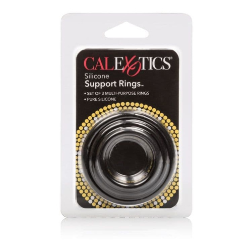 Эрекционные кольца Silicone Support Rings (белый)