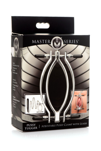 Master Series Pussy Tugger  - Зажим для половых губ с поводком, 7.6х2.8 см 