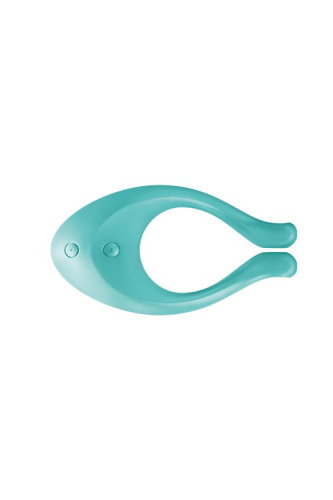 Satisfyer Endless Love (ex. Partner Multifun 1) - многофункциональный вибратор для пар, 13х6,5х3,5 см (бирюзовый)