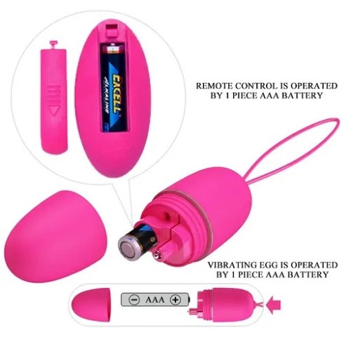 LyBaile - Pretty Love Selkie Wireless Egg - Виброяйцо с пультом д/у (розовое)