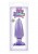 Ns Novelties Pleasure Plug Medium - Анальная пробка, 12.7х3.8 см (фиолетовый)