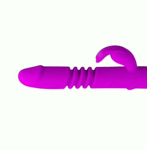 Pretty Love Ward Vibrator Purple - Вібратор з поступальним рухом та ротацією, 26х3.5 см (фіолетовий) - купити в Києві, Україні