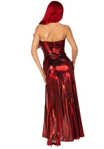 Эротическое платье Leg Avenue Shimmer bodysuit with skirt, L