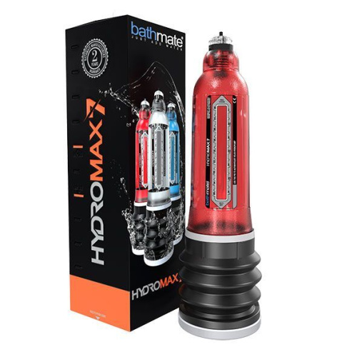 Bathmate Hydromax 7 - Гідропомпа для члена, 29х4.6 см (червоний) - купити в Києві, Україні