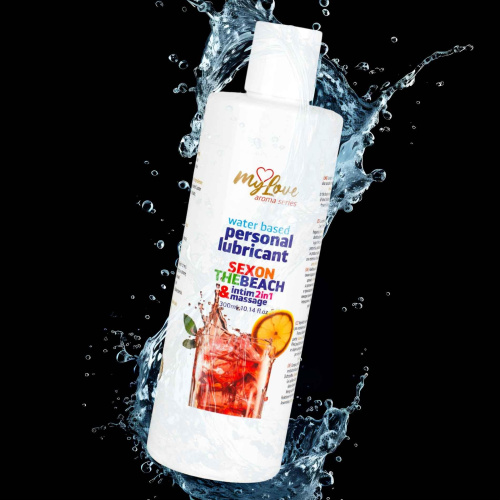 2в1 лубрикант и массажный гель - MyLove Aroma Series Intim&Massage Sex On The Beach, 300 мл